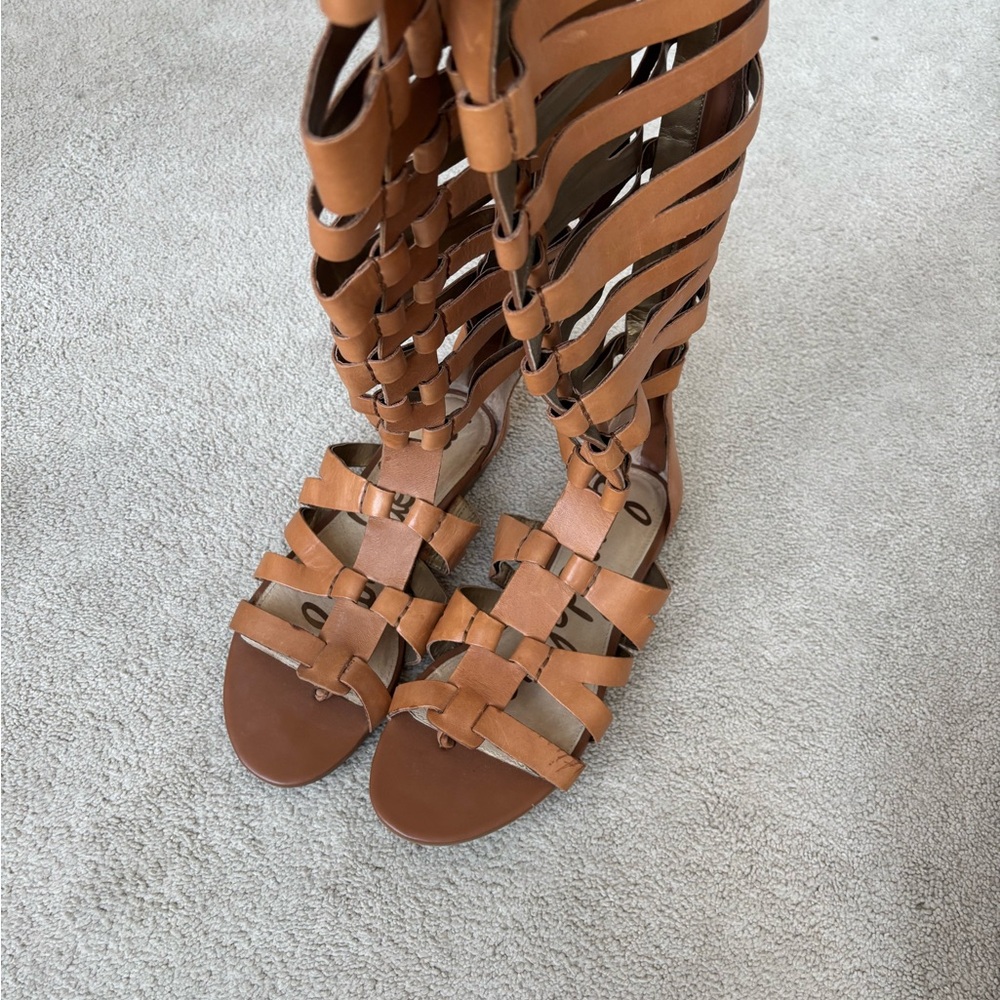 Sam Edelman Women's Tan Gladiator Sandals